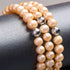 Champagne | Argent sterling 925 | Bracelet en perles d'eau douce